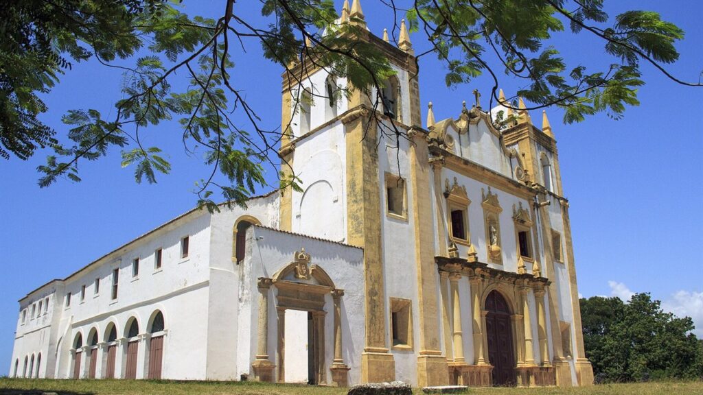 A Igreja de Nossa Senhora do Carmo em Olinda, onde os carmelitas fundaram o primeiro convento do Brasil