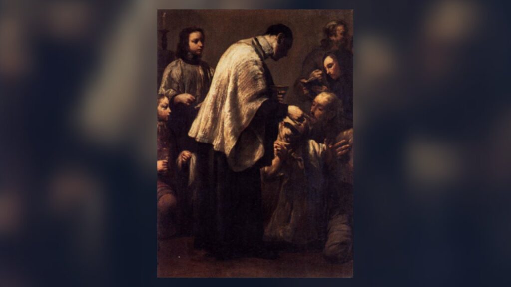 A Comunhão, da série Os Sete Sacramentos de Giuseppe Maria Crespi