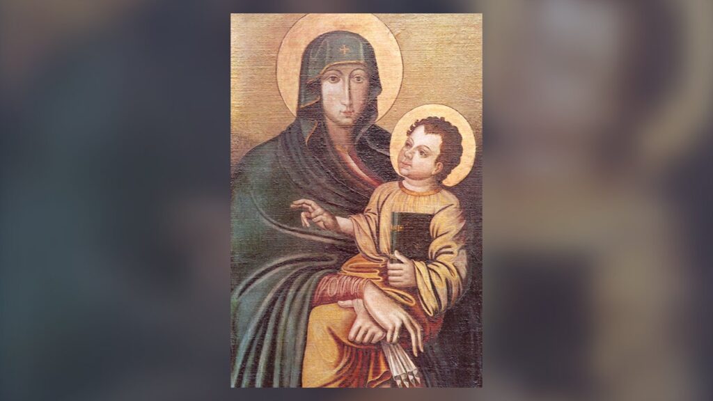 Cópia da Salus populi Romani em Ingolstadt, origem do título Mãe Três Vezes Admirável