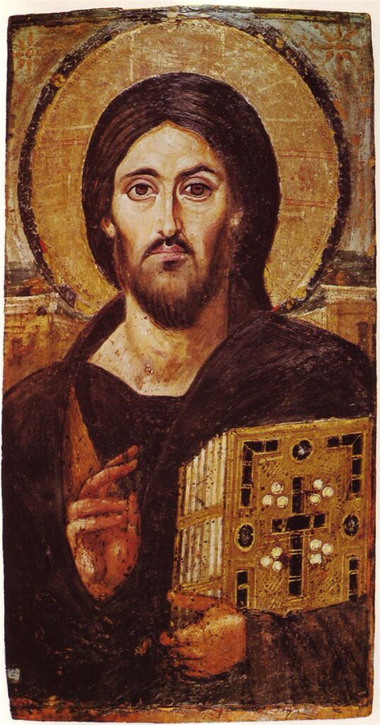 Ícone do Cristo Pantocrator do Sinai, fé comum a católicos e ortodoxos