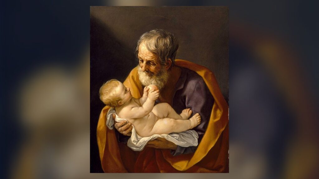 São José com o Menino Jesus, pintura de Guido Reni