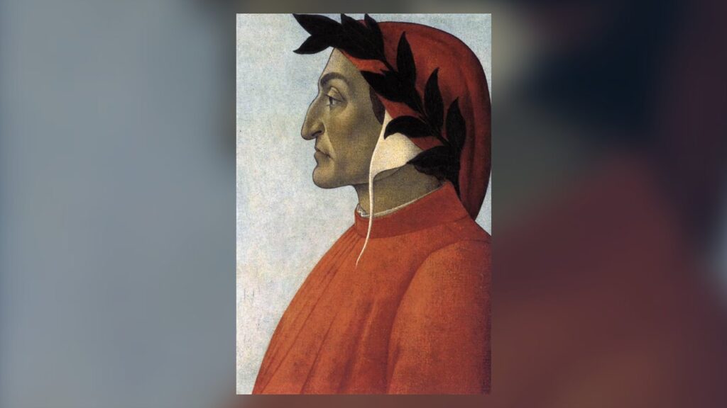 Dante Alighieri, retrato de Sandro Botticelli
