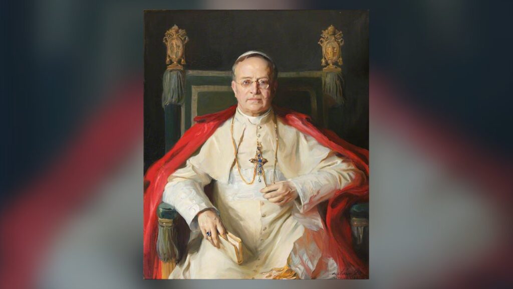 Papa Pio XI, retrato de Philip de László