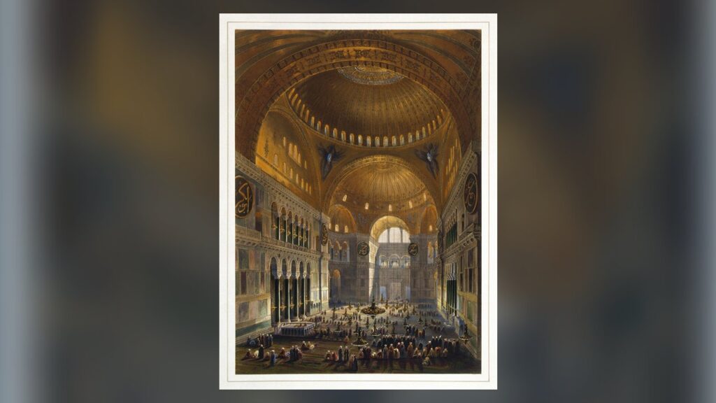 Interior de Santa Sofia, onde em 1054 foi depositada a excomunhão que marcou o cisma
