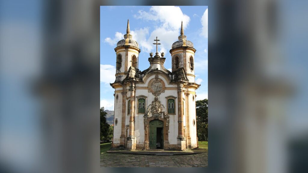 Igreja de São Francisco de Assis em Ouro Preto, erguida pela Ordem Terceira franciscana