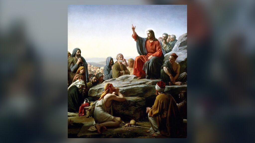 Jesus ensina as bem-aventuranças no monte, o Evangelho da solenidade de Todos os Santos