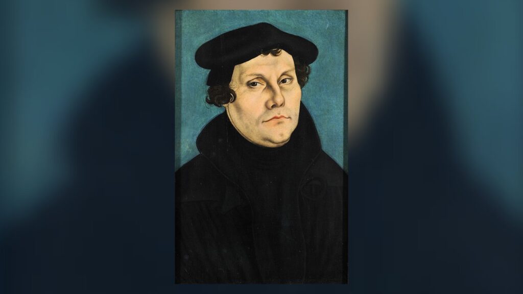 Martinho Lutero, retrato de Lucas Cranach, o Velho, 1528