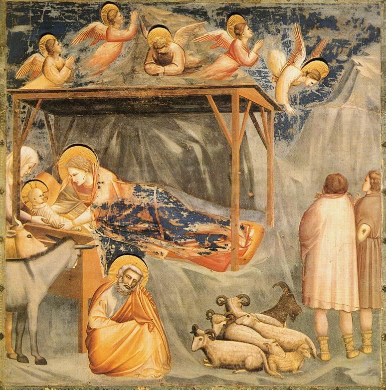 Natividade de Giotto na Capela Scrovegni, a festa para a qual o Advento prepara