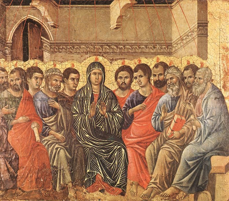 Descida do Espírito Santo sobre Maria e os Apóstolos em Pentecostes