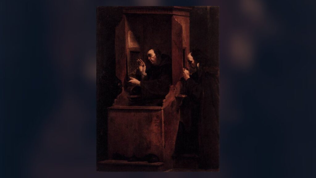 A Confissão, da série Os Sete Sacramentos de Giuseppe Maria Crespi