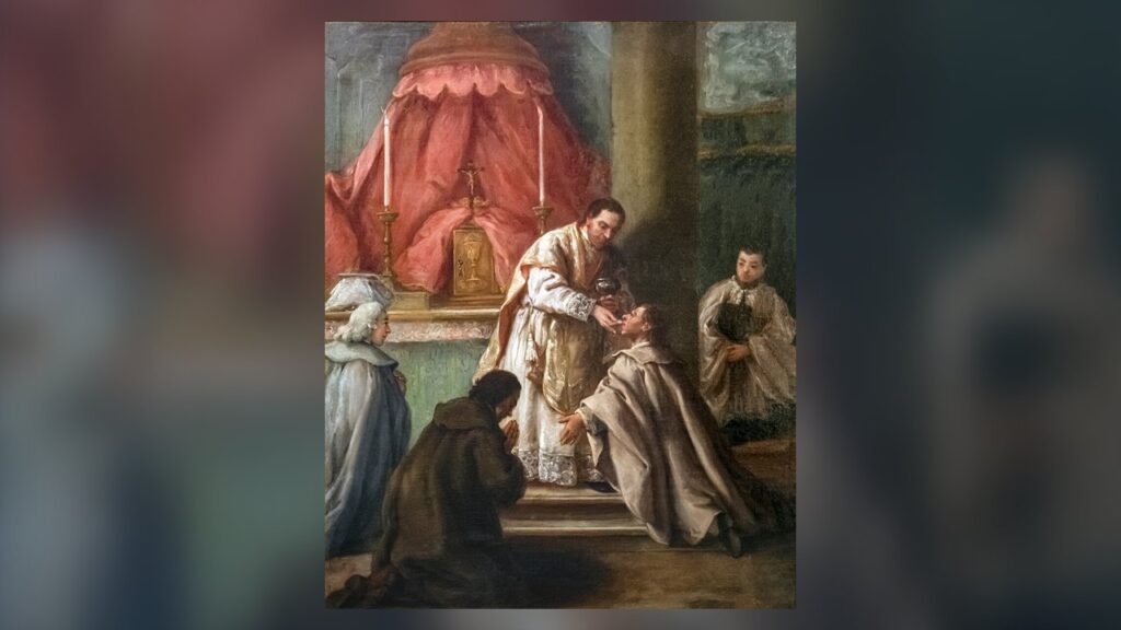 A Comunhão, da série Os Sete Sacramentos de Pietro Longhi, 1755 a 1757