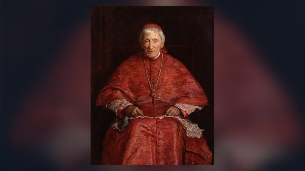 Retrato do cardeal John Henry Newman, proclamado doutor da Igreja por Leão XIV em 2025