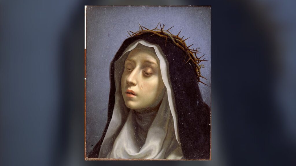 Santa Catarina de Sena, pintura de Carlo Dolci