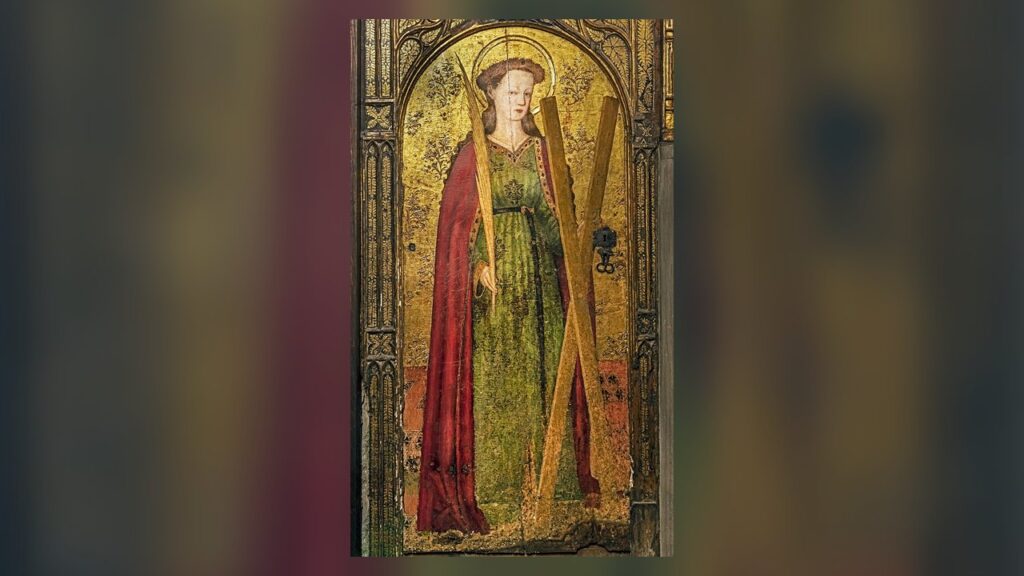 Santa Eulália de Barcelona, pintura de Pere Garcia de Benavarri