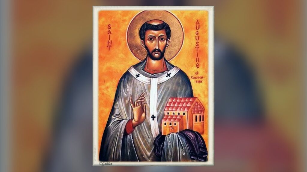 Santo Agostinho de Cantuária, imagem de autor desconhecido