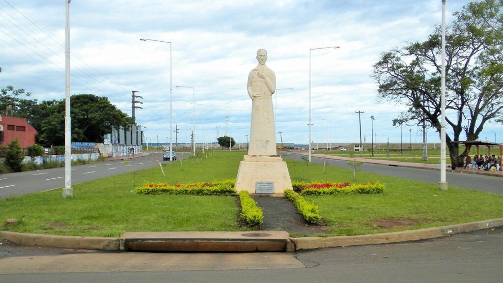 Monumento a São Roque González de Santa Cruz em Posadas, Argentina