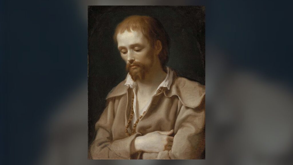 São Bento José Labre, pintura de Antonio Cavallucci