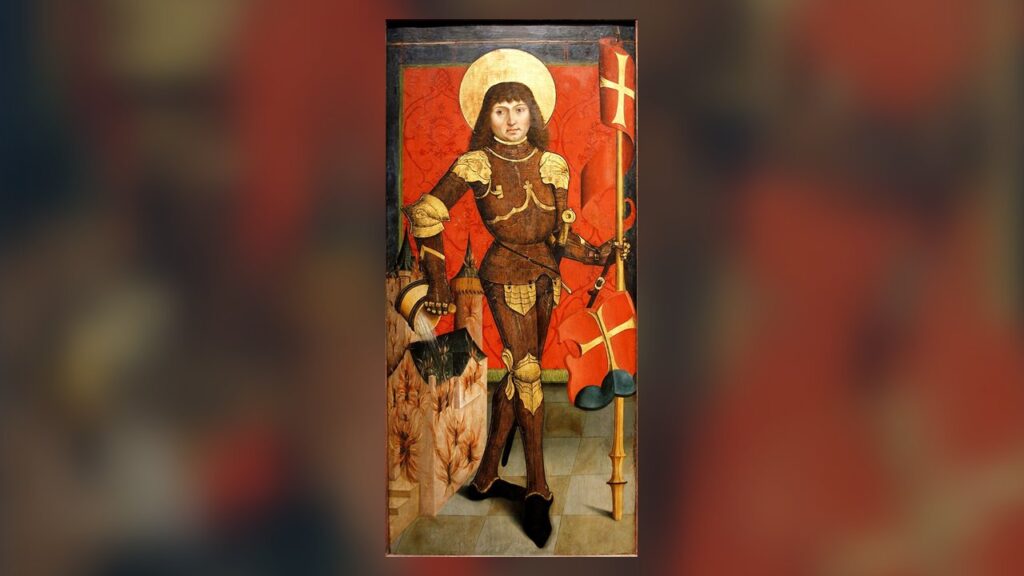 São Floriano, painel do altar de Kilchberg de Bartholomäus Zeitblom