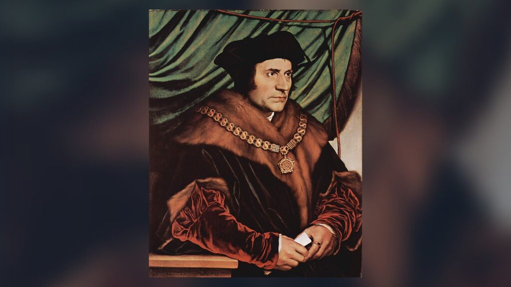 São Tomás Morus, retrato de Hans Holbein, o Jovem