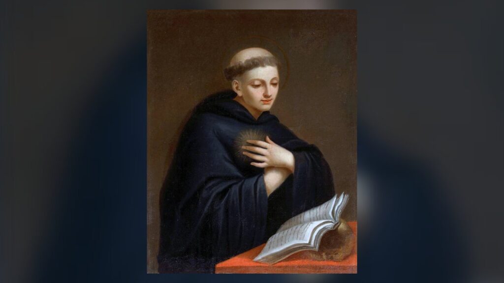 São Nicolau de Tolentino, retrato de escola bolonhesa