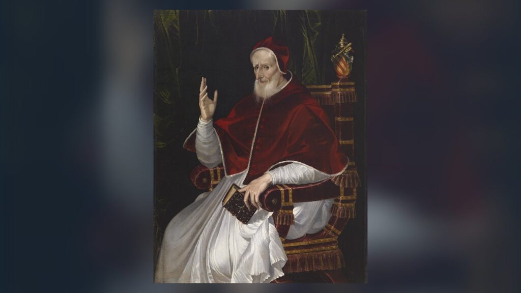 São Pio V, papa, retrato de Bartolomeo Passarotti