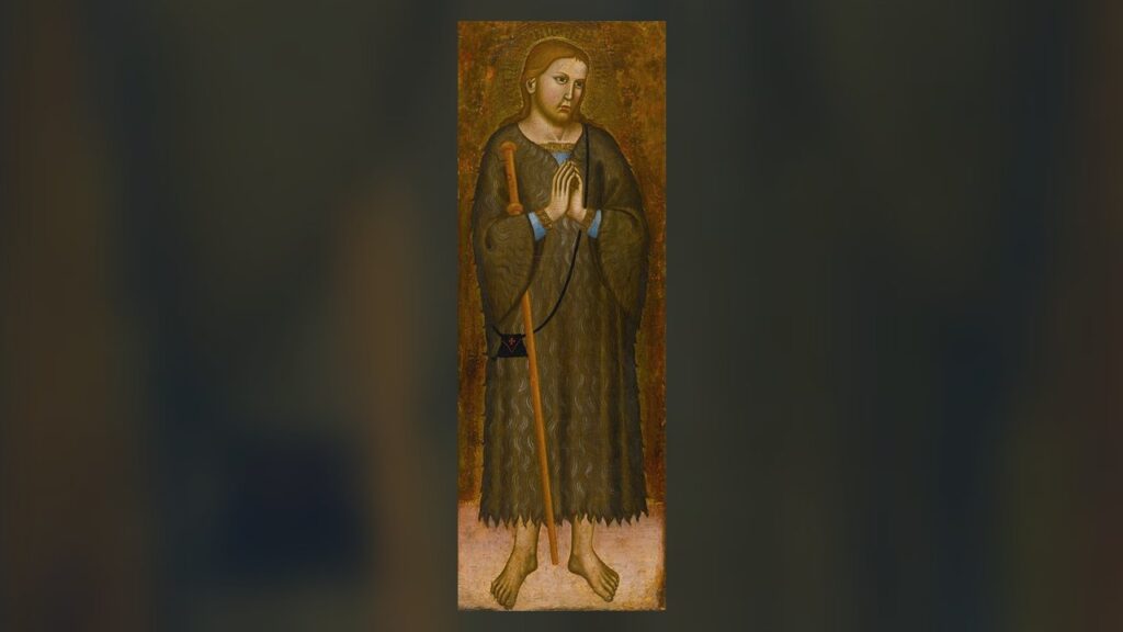 São Ranieri de Pisa, têmpera sobre painel de Cecco di Pietro