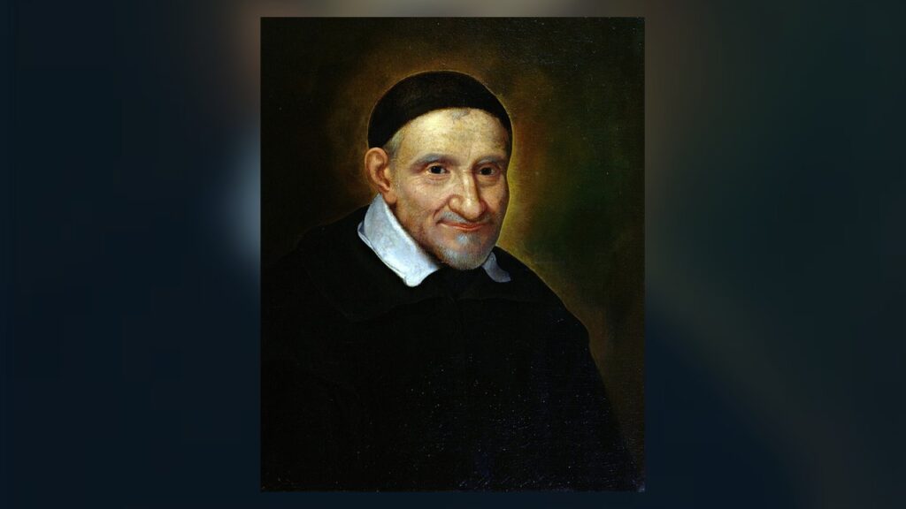 São Vicente de Paulo, retrato de Simon François de Tours