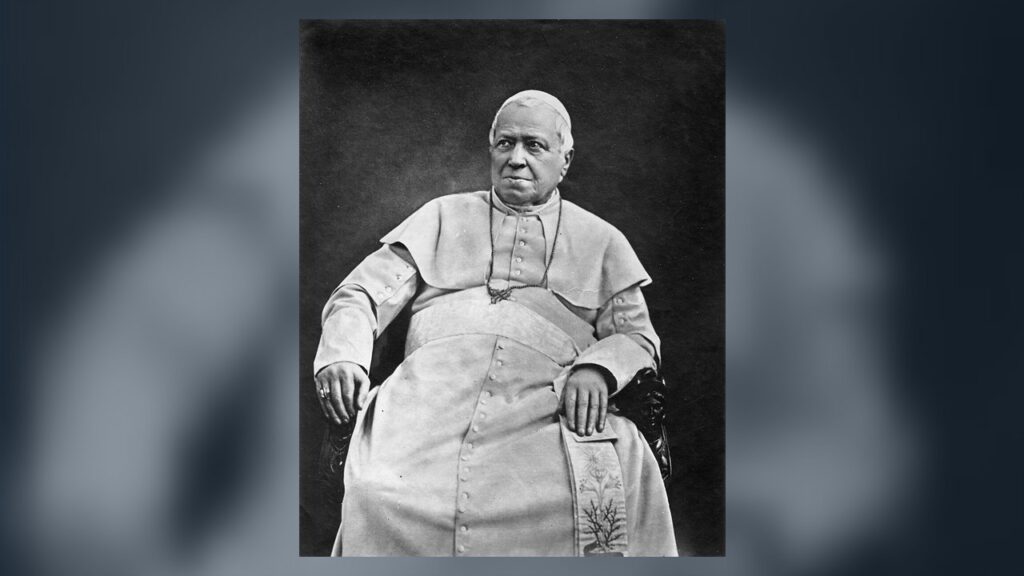 Papa Pio IX, fotografia de Adolphe Braun, 1875