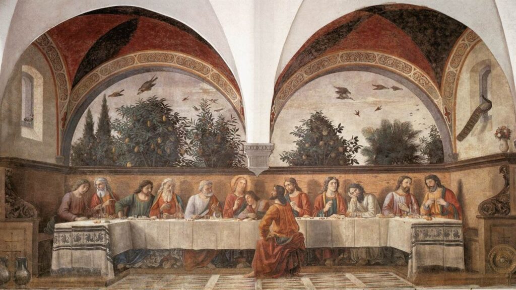 Última Ceia: Cristo com os Doze, os homens que escolheu e a quem confiou a Eucaristia